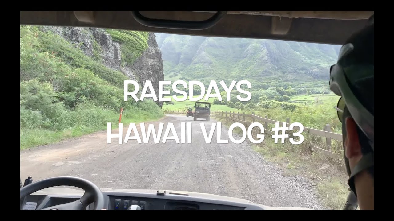 (한글/ENG: Hawaii VLOG) ATV ride at Kualoa Ranch in Hawaii, cliff jumping at Waimea, giovanni's shrimp