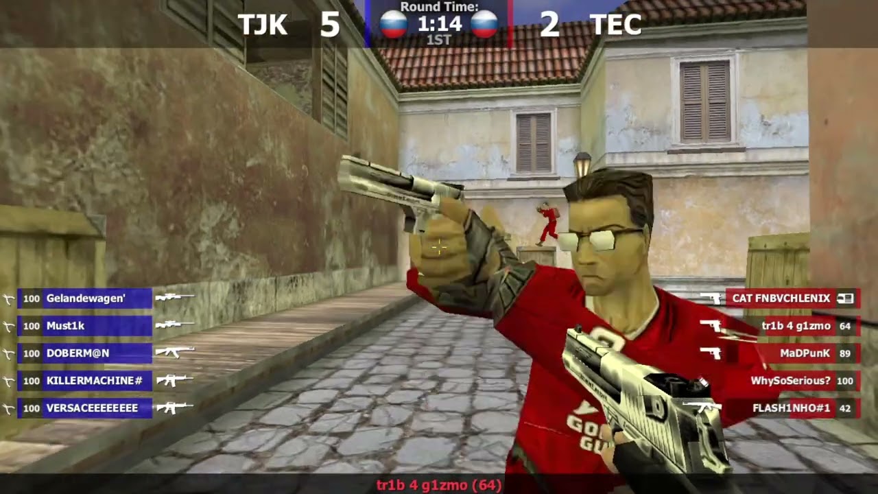 GOLDEN GUNS 2023 CS 1.6: TJK vs TEC (de_inferno)