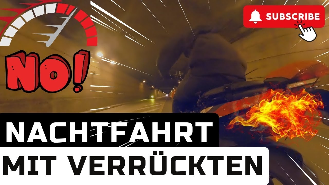 Nachtfahrt mit VERRÜCKTEN |LASS DICH NICHT VON ANDEREN HETZEN | Ducati 950 Hypermotard SP | MOTOVLOG