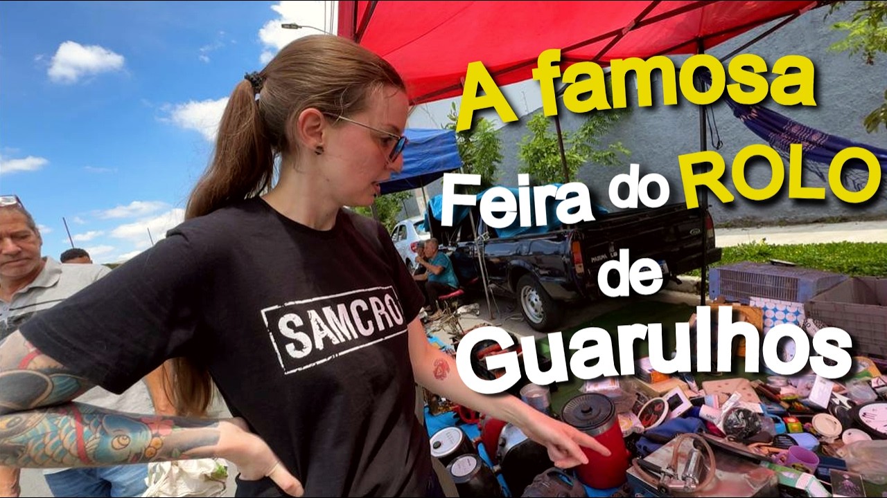 FUI CONHECER A FEIRA DO ROLO DE GUARULHOS! 😱 Tem de TUDO Lá!