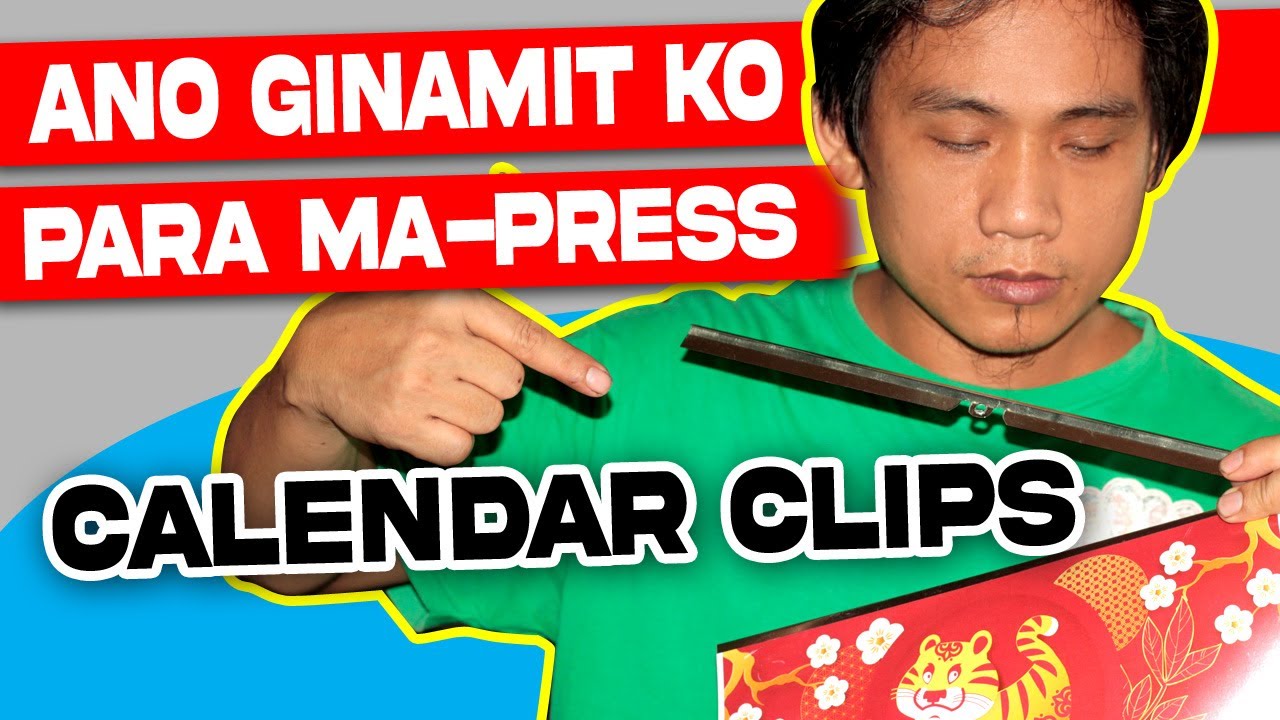 NO RIMMING MACHINE NO PROBLEM!. DIY HOW TO PRESS CALENDAR METAL CLIPS .
