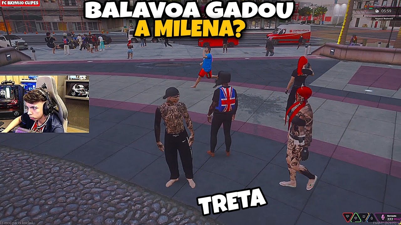 CARA DA BALAVOA GADOU A MILENA | MILENA TA ESTRANHA COM BK | TA COM OUTRO? | FC BKINHO CLIPES