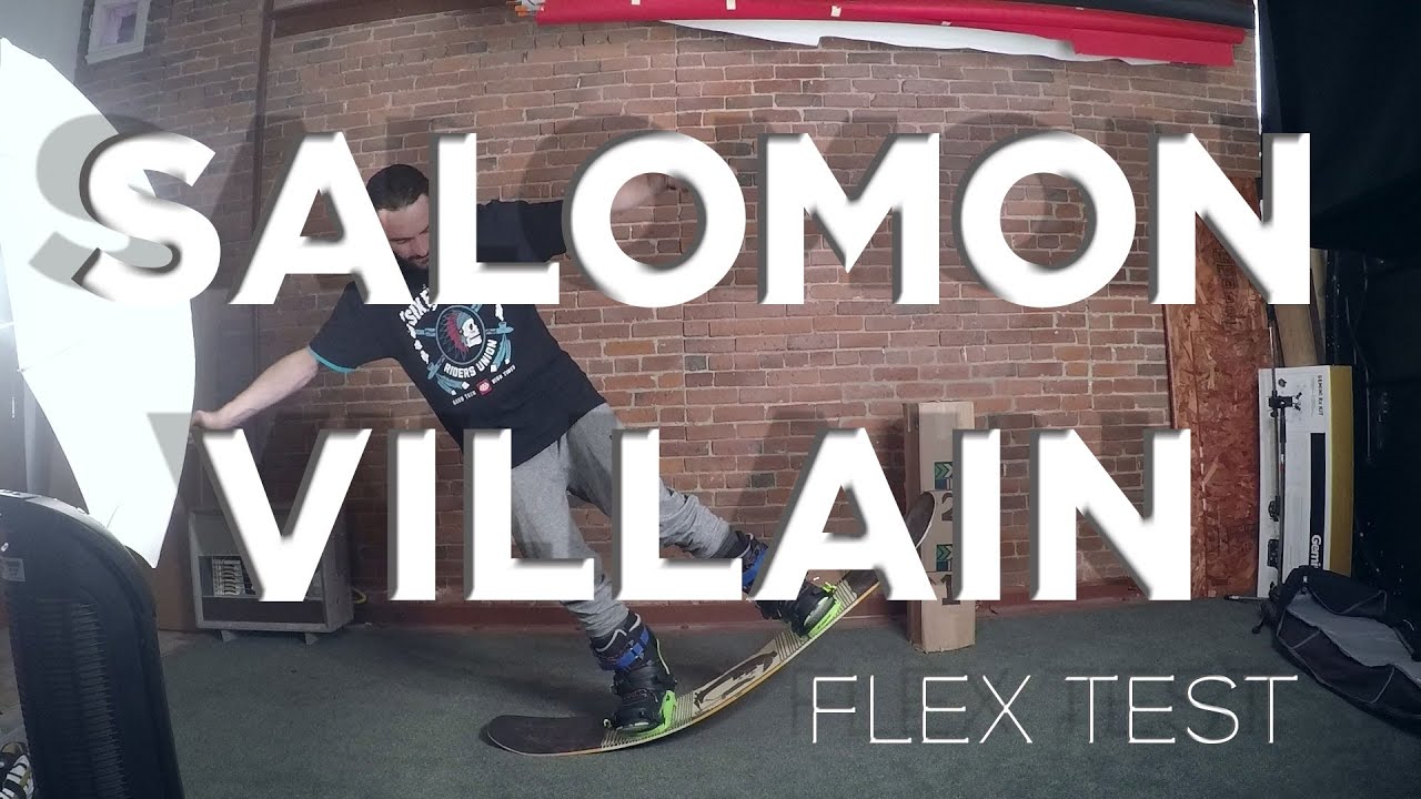 Salomon Villain Flex Test - Board Insiders - How to flex 2016 Salomon Villain Snowboard