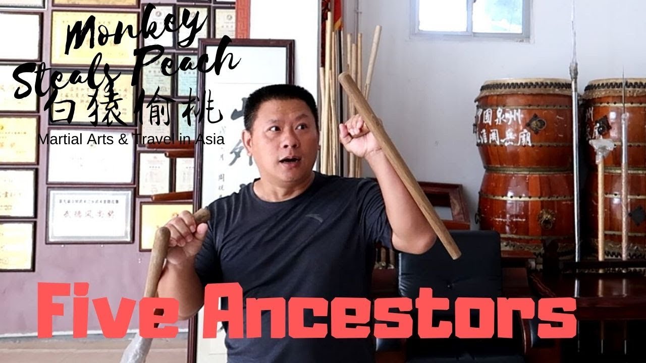 Five Ancestors (Wuzu Quan) Kung Fu's Weapons & History -  Masters of Fujian ep3