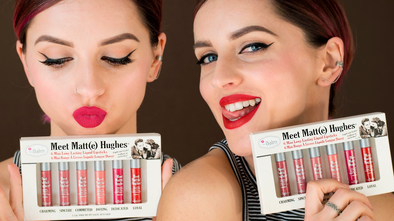 The Balm Meet Matt(e) Hughes - Swatches | MILA