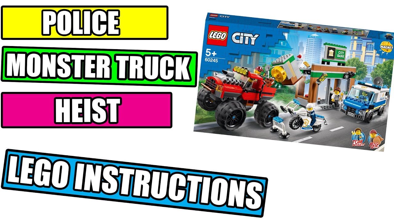 LEGO Police Monster Truck Heist INSTRUCTIONS - LEGO CITY 2020 - LEGO SET 60245