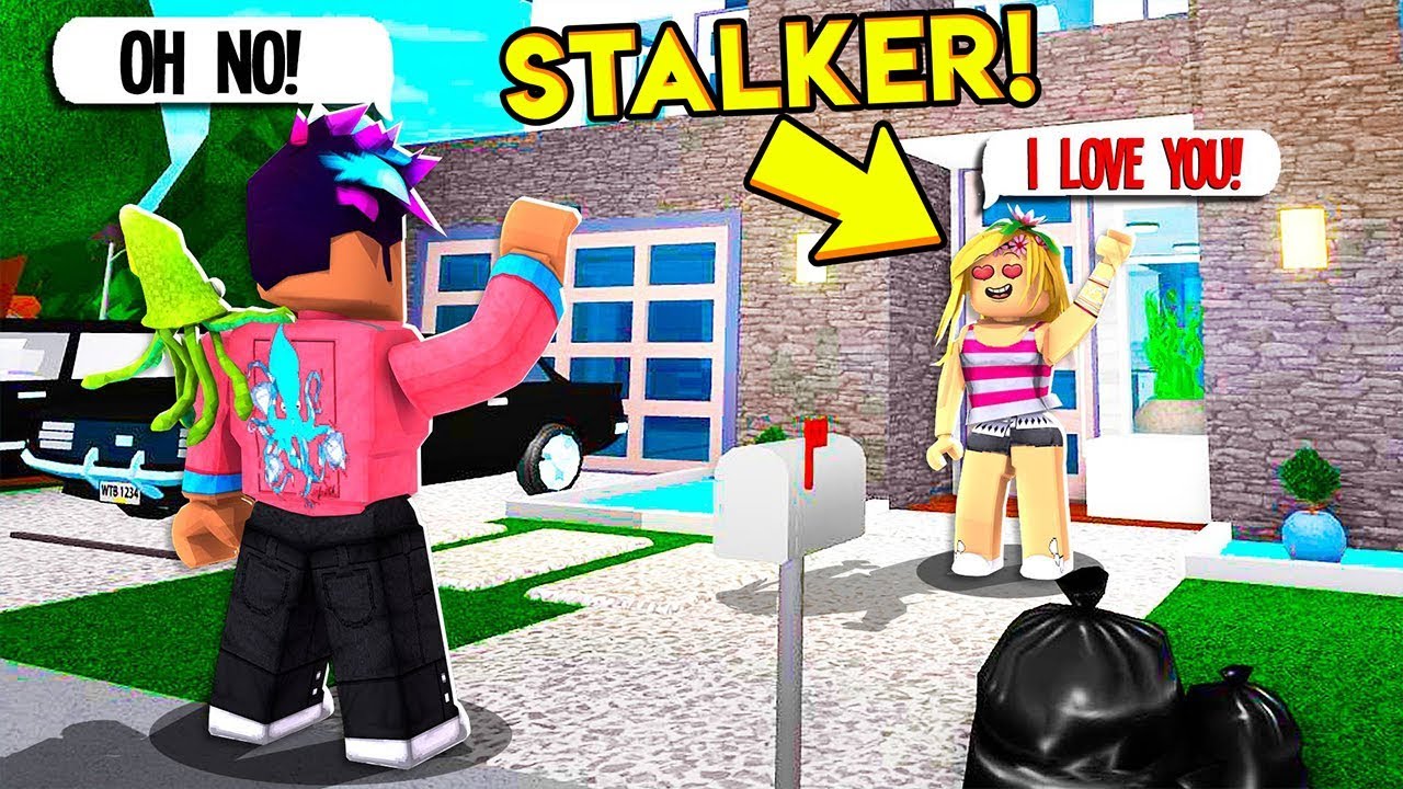 I Found My Stalker LIVING INSIDE My House.. (Roblox Bloxburg)