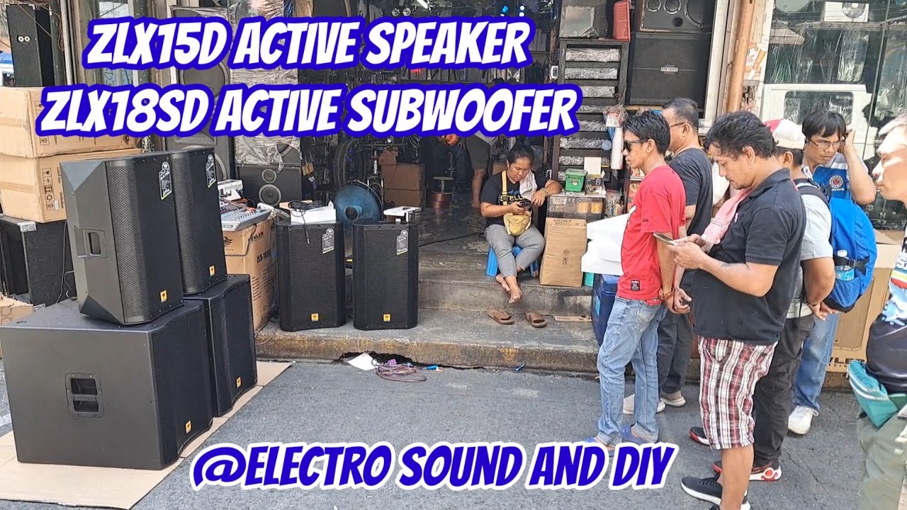 ZLX18SD ACTIVE SUBWOOFER & ZLX15D ACTIVE SPEAKER,BOUND TO AMADEO CAVITE