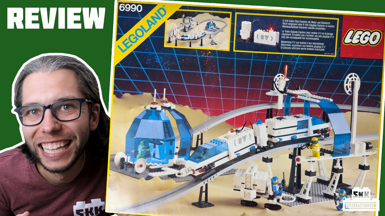 Legendäres Space-Set und erste Monorail: LEGO® 6990 Futuron Galax-Star-Express von 1987 [Review]
