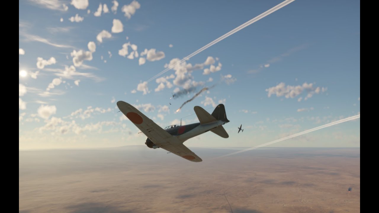 War Thunder SB×VR | A6M5 Ko  零戦五二型甲 1 VS 3