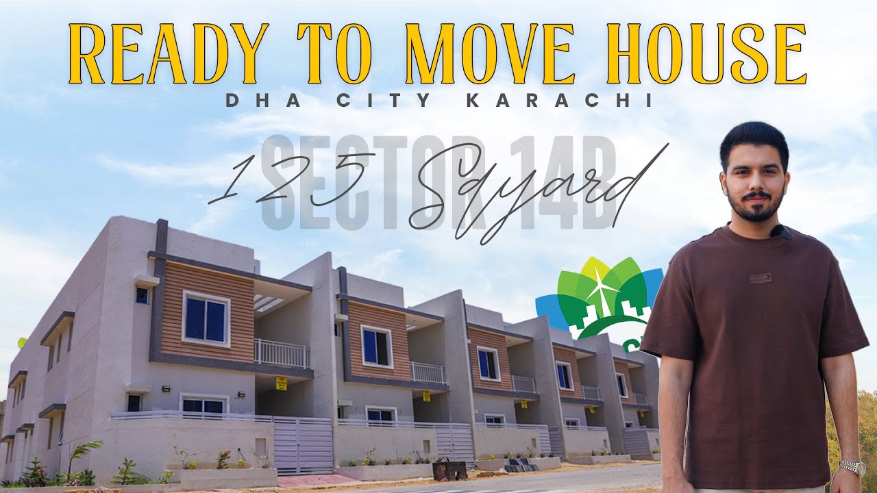 Ready to Move House | DHA City Karachi | Sector 14b | 125 sqyards