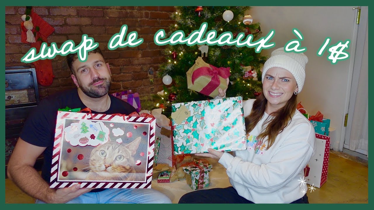 SWAP DE CADEAUX À 1$ 🎁 - VLOGMAS 7 | Émilie Levesque