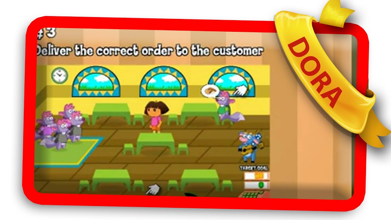Dora Fun Game - Dora Diner - Online Dora Games