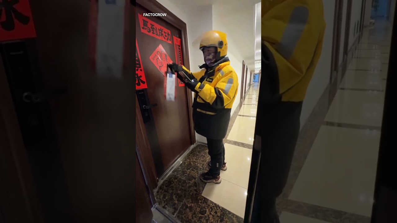 This Delivery Guy Deserves an Oscar 😂