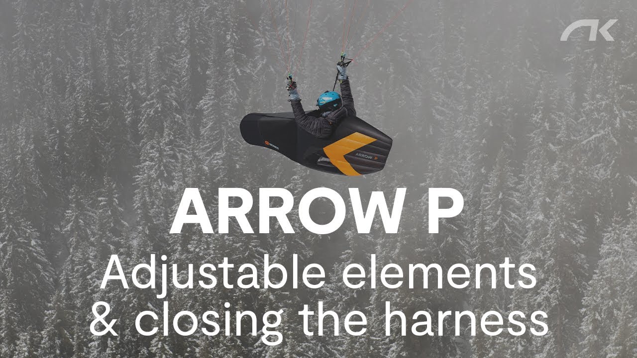 Arrow P Adjustable elements & closing the harness | User manual | Niviuk Paragliders