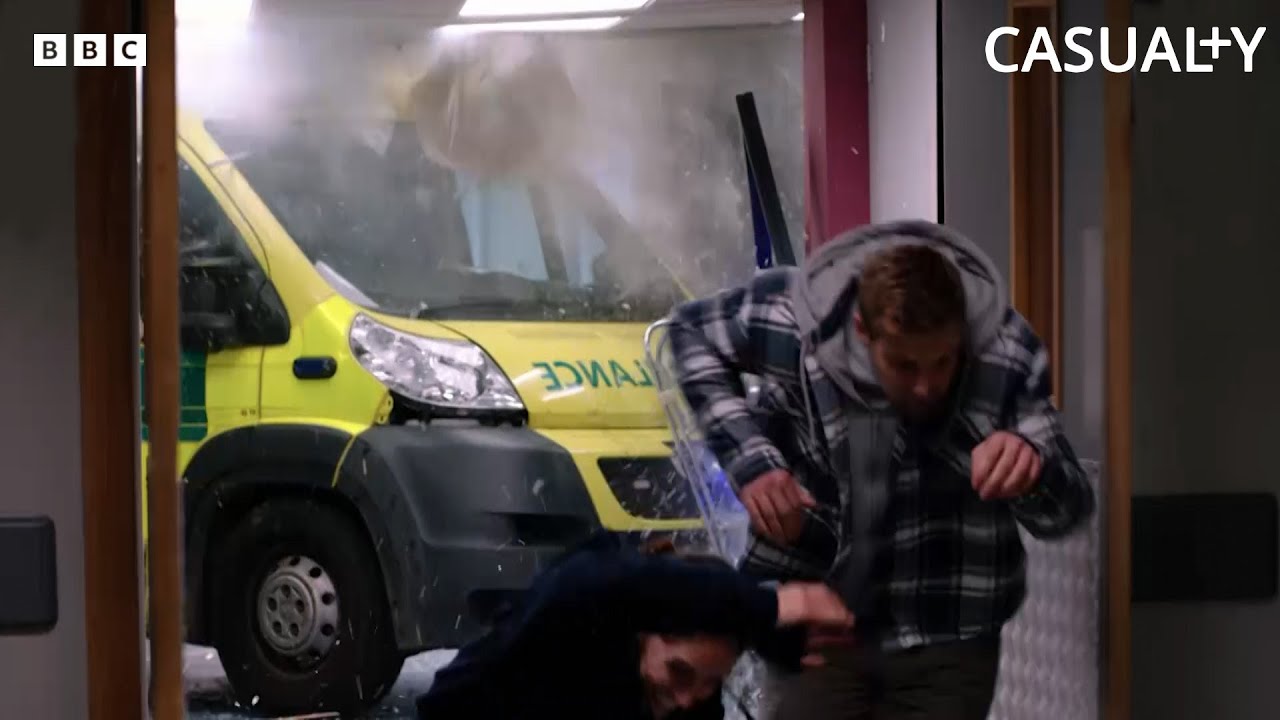 Ambulance Crashes Into Hospital 💥 | Internal Affairs | Casualty