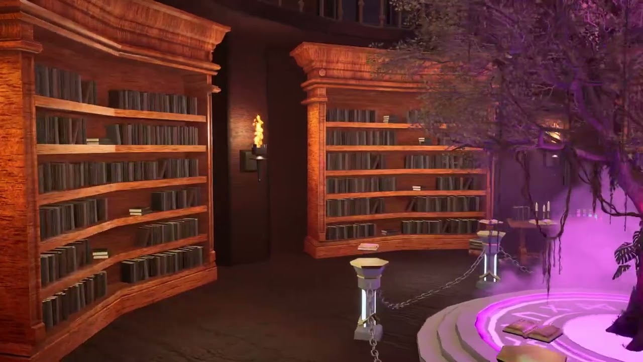 The Sacred Library | 3D Modeling Environment 