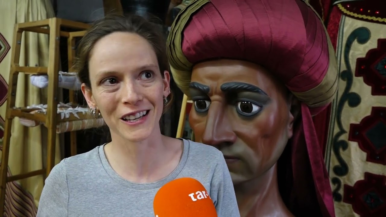 Els Gegants del Pi s’estan reparant al Taller Escultura Casserras de Solsona