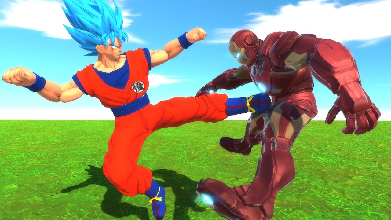 GOKU vs IRONMAN - Animal Revolt Battle Simulator