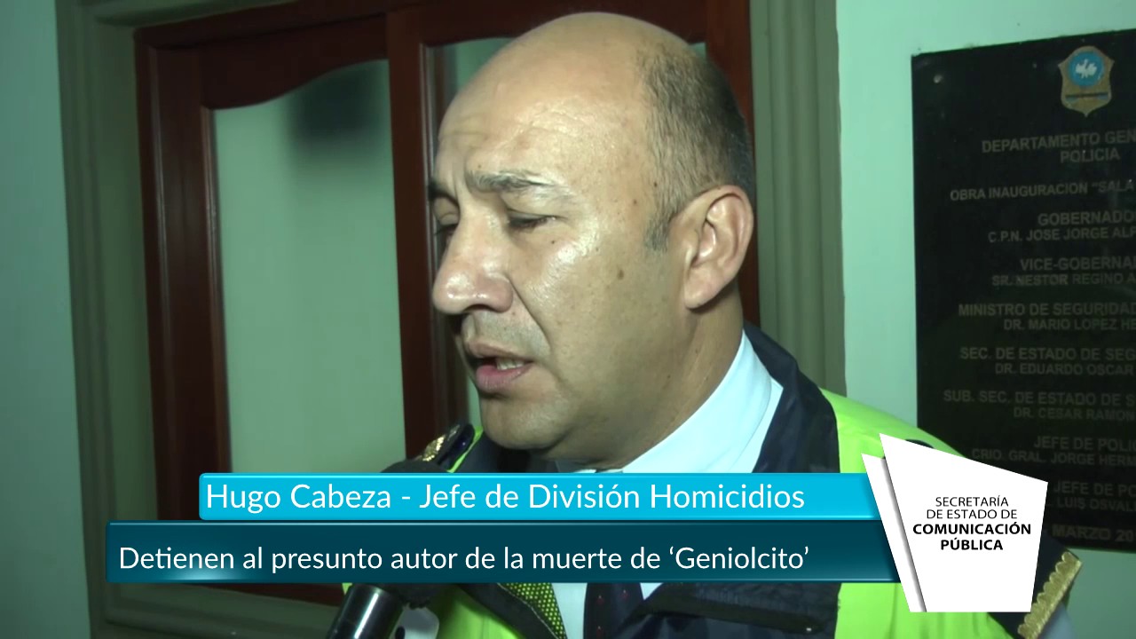 Detienen al presunto autor de la muerte de ‘Geniolcito’ - Tucumán Gobierno