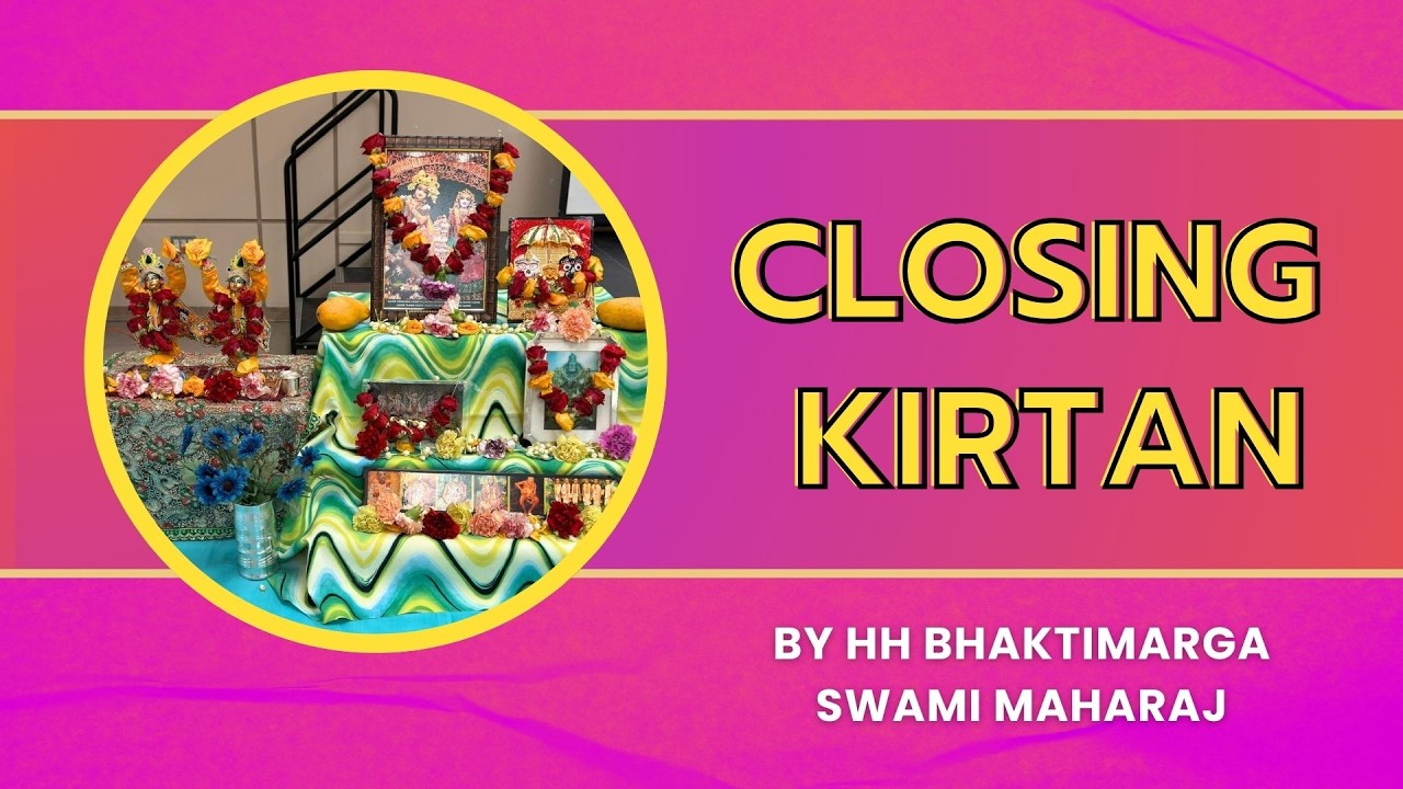 Closing Kirtan at Iskcon Mississauga on Mar 8th 2026