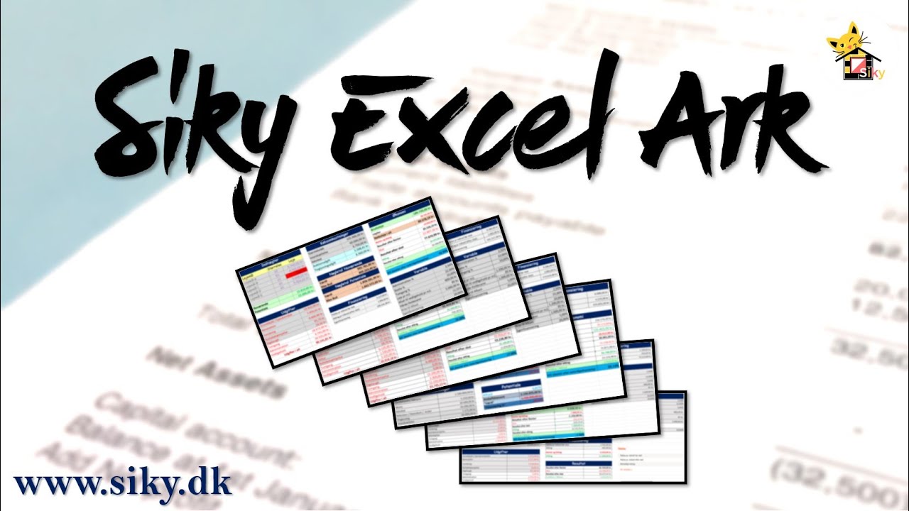 Siky Ejendomme Excel Ark - L&aelig;g et budget, find v&aelig;rdi og finansiering i procent - nyt produkt!