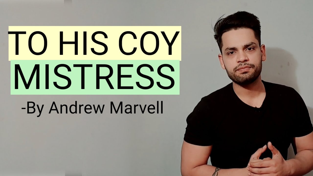 To His Coy Mistress by Andrew Marvell in hindi