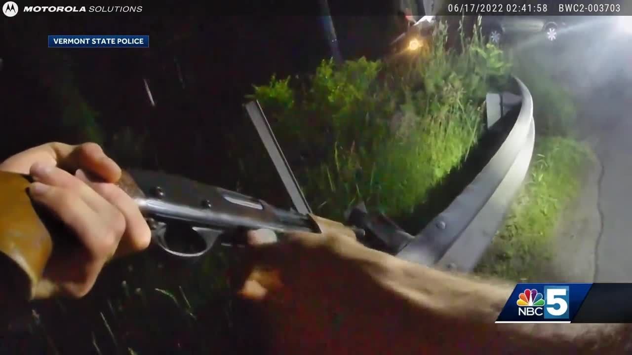 Body cam footage released after Vermont troopers charged with reckless endangerment in bean bag i...