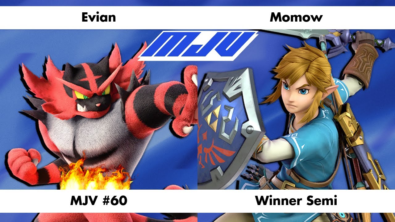 MJV #60 - Evian (Incineroar) Vs. Momow (Link) - Winner Semi