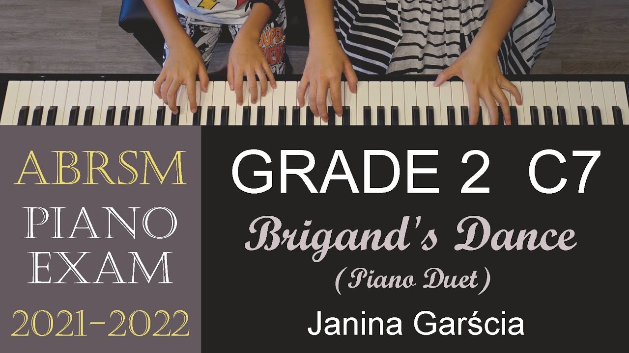 ABRSM 2023/2024 Piano Grade 2 C7: Brigand's Dance (Duet) | by Janina Garścia