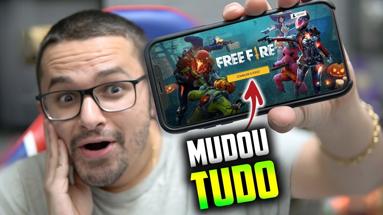 LANÇOU O NOVO FREE FIRE! MUDOU TUDO!! MELHOR BATTLE ROYALE