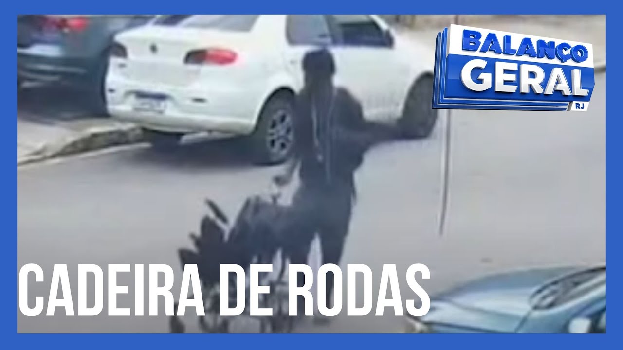 BANDIDO FURTA CADEIRA DE RODAS EM ROCHA MIRANDA