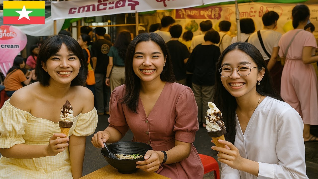 A Lively Day-cation in Yangon, Myanmar 🇲🇲 | Raw Markets, Street Food & Local Culture