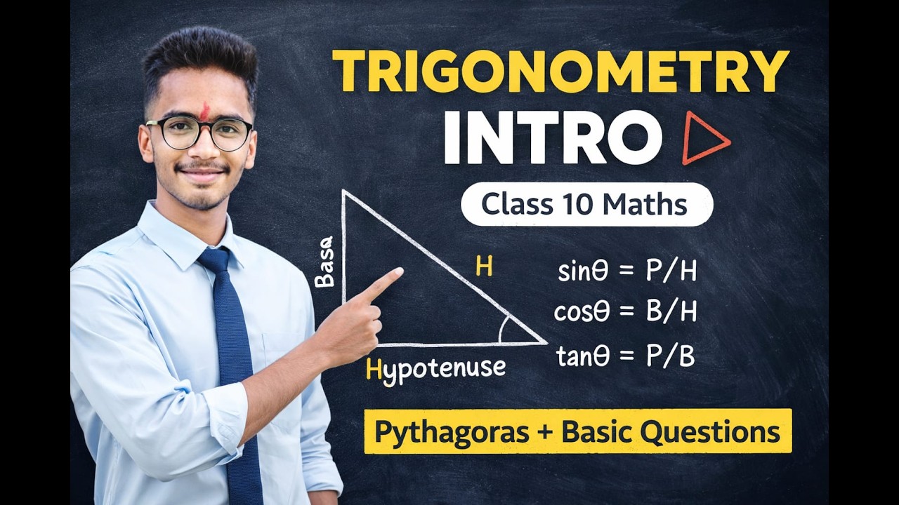 Trigonometry ONE SHOT [ Lecture-1]🔥| Class 10 Maths Chapter 8 | Curious Pathshala