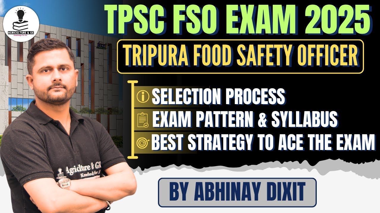 TPSC Food Safety Officer Syllabus 2025 | TPSC FSO Exam Pattern, Syllabus & Best Strategy