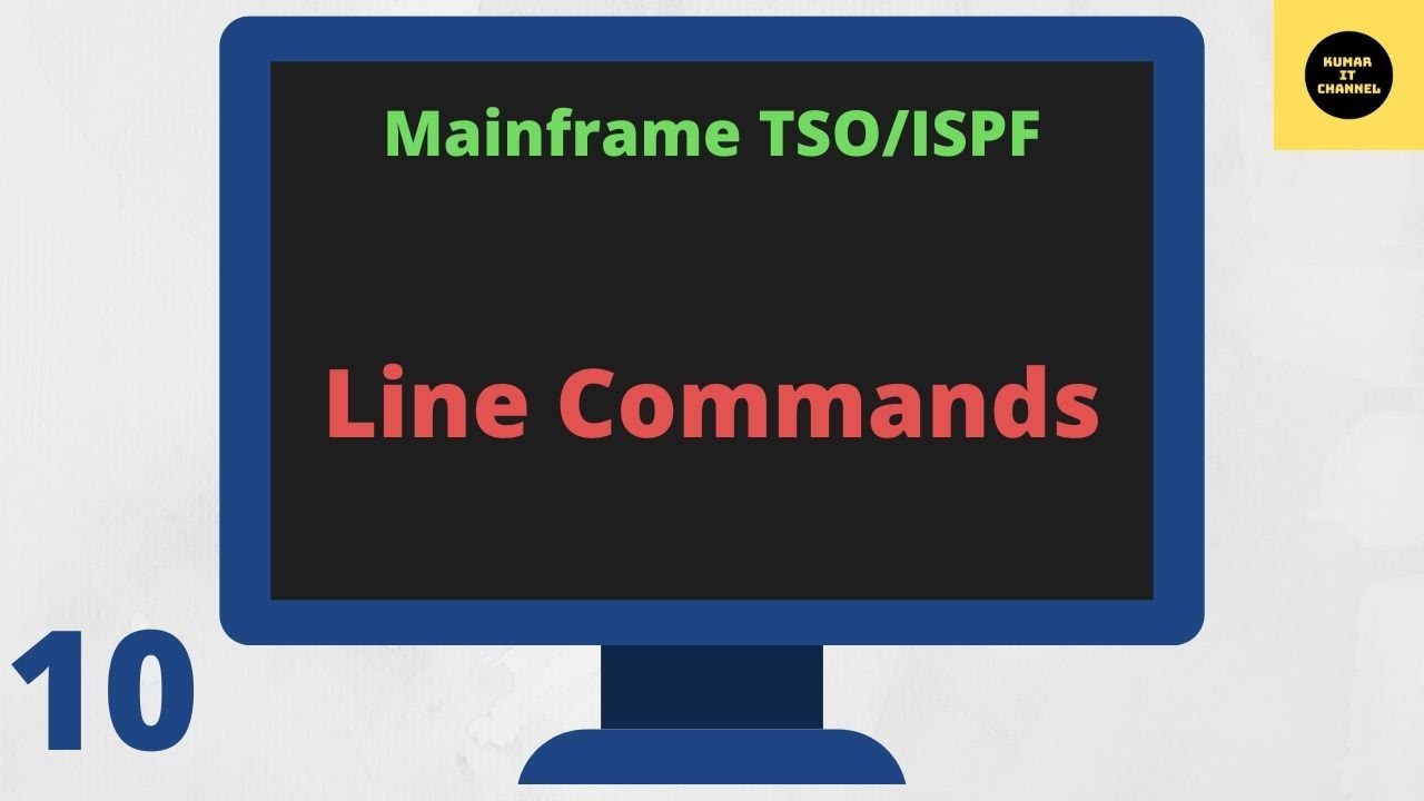 Line Commands in TSO/ISPF - Mainframe TSO/ISPF Tutorial - Part 10