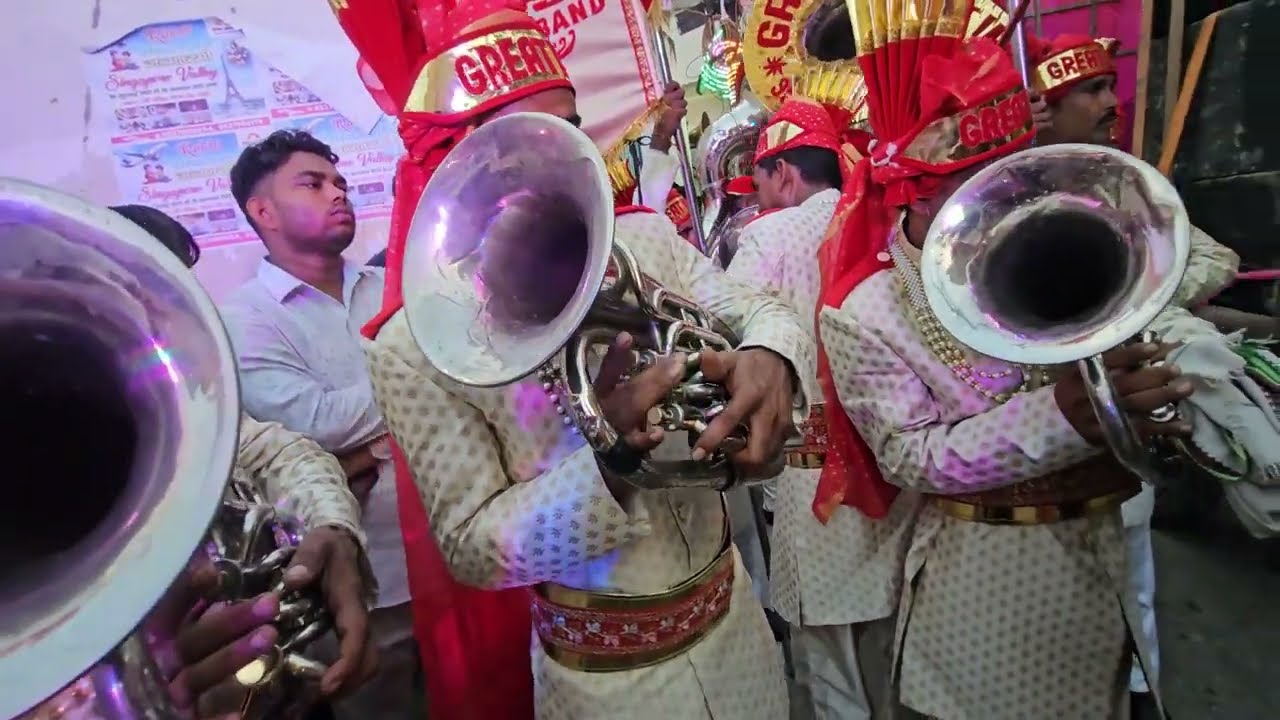 Parveen🥁bhai ajay🎺bhaiGreat India band khekda Delhi32 classical thumri Suhani rut Aayi full 4k song 