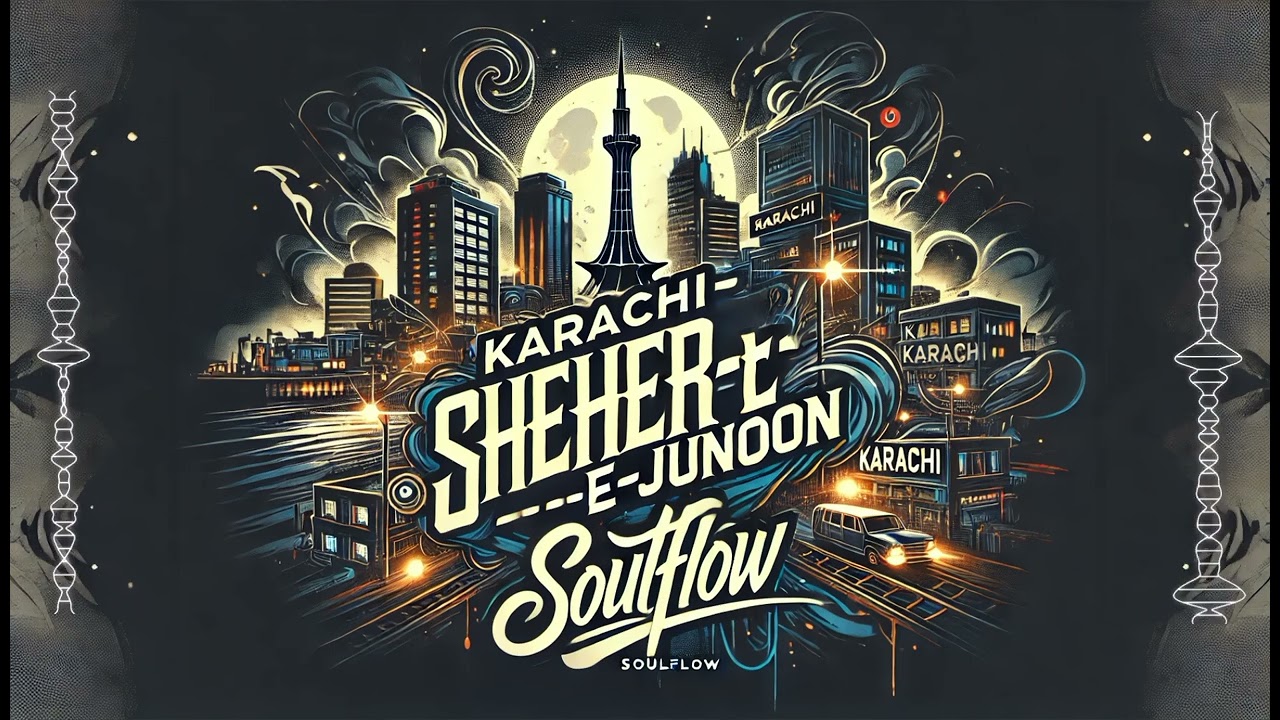 Karachi &ndash; Sheher-e-Junoon | Ultimate Urdu Rap | - SoulFlow ( Official Music Video )