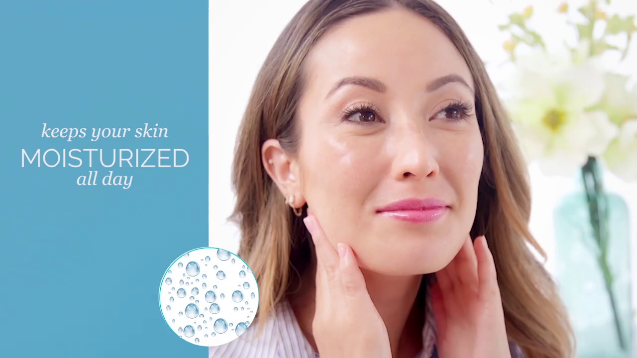 Refresh & restore skin with ice cream