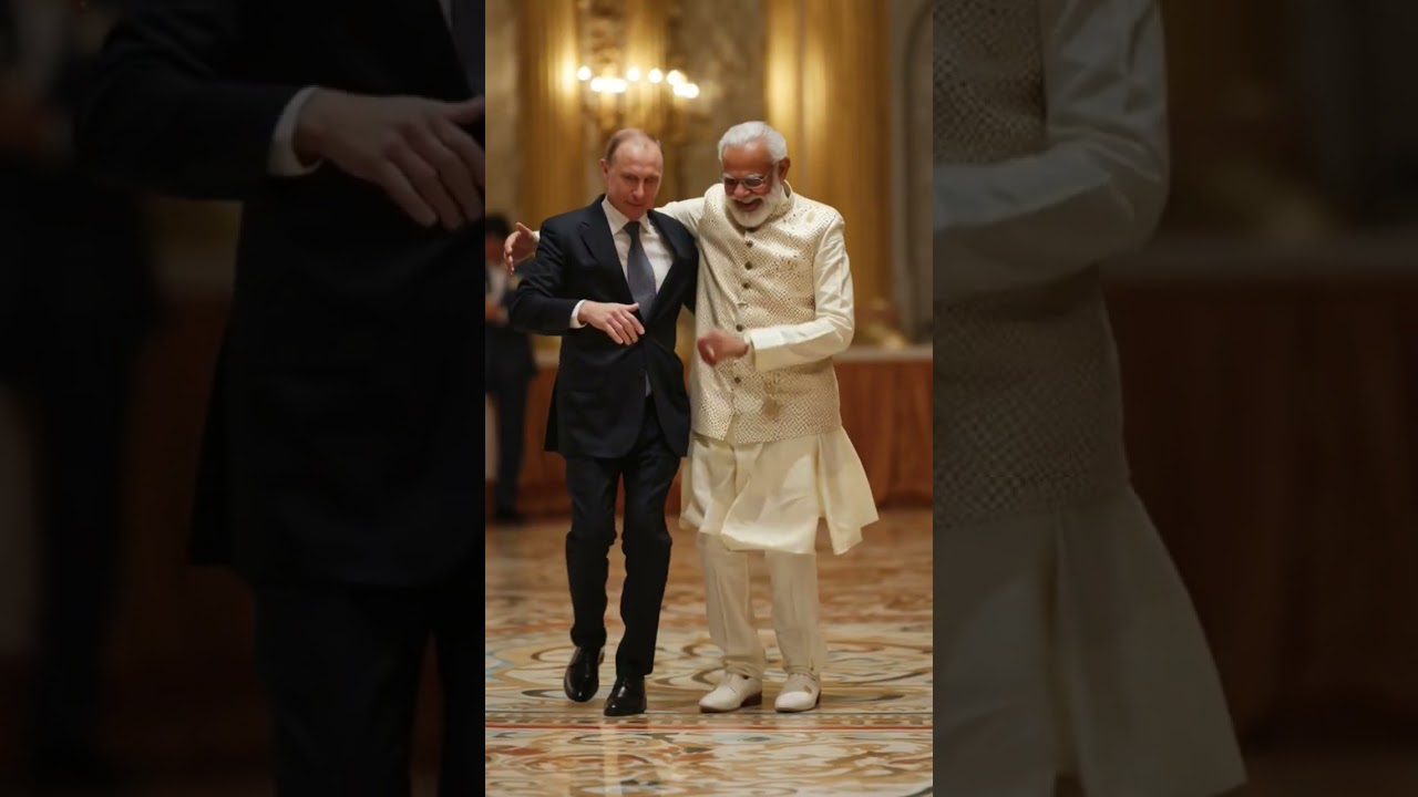 Putin & Modi funny dance 