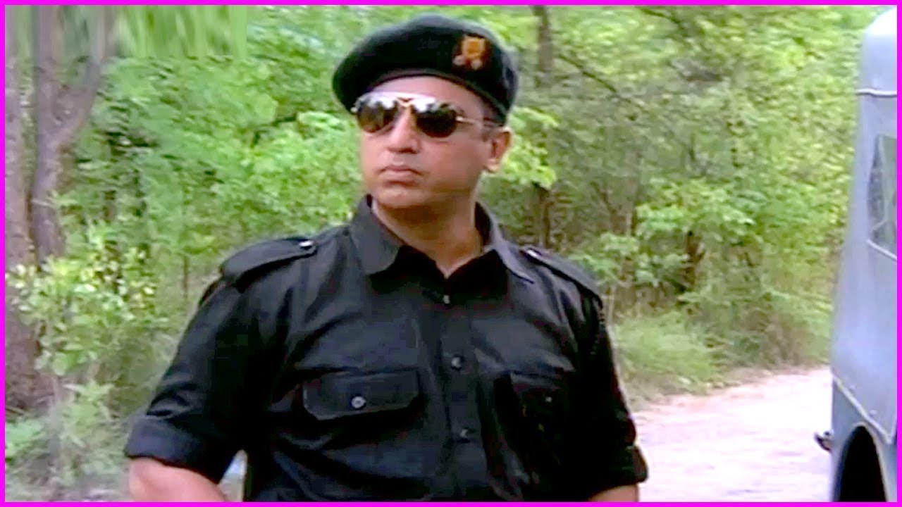 Kamal Hassan Saves Minister - Drohi Telugu Movie Interesting Scenes