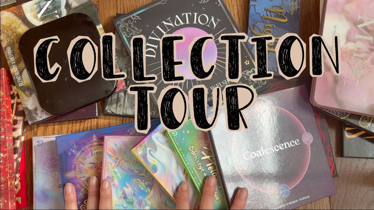 eyeshadow palette collection tour 2026 :)