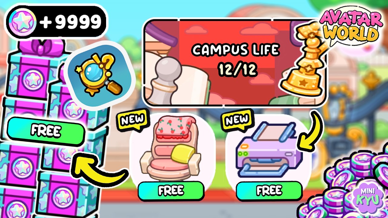⚠️ GET FREE COINS 💰 Claim It Now ‼️ CAMPUS LIFE SECRETS | AVATAR WORLD PAZU 🌎