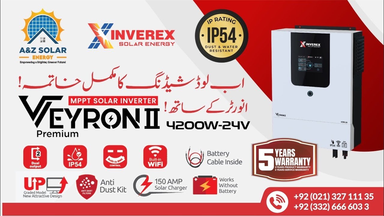 Inverex 4.2 Inverter 4200W 24V Full Review | Setup, Features & Performance Test