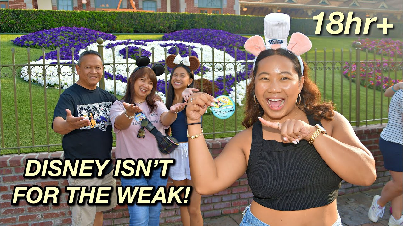 The reality of an 18hr DISNEY DAY