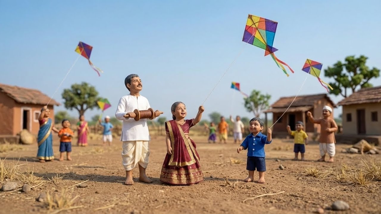 Miniature Makar Sankranti in Maharashtra | Festival & Traditional Cooking