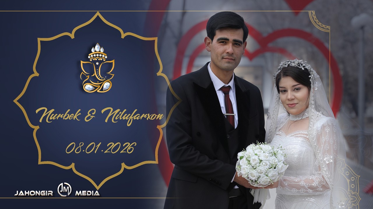 Nurbek & Nilufarxon nikox to`y kechasi Maqsadbek Boltaboyev to`y xizmatida 08.01.2026