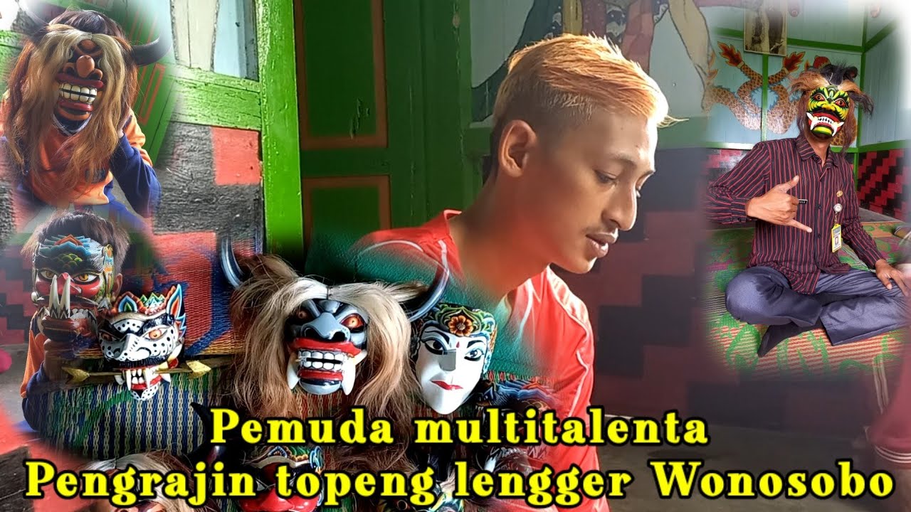 Красивый молодой человек из отдаленной деревни, новейший мастер масок Вонособо Ленггер 2023 года