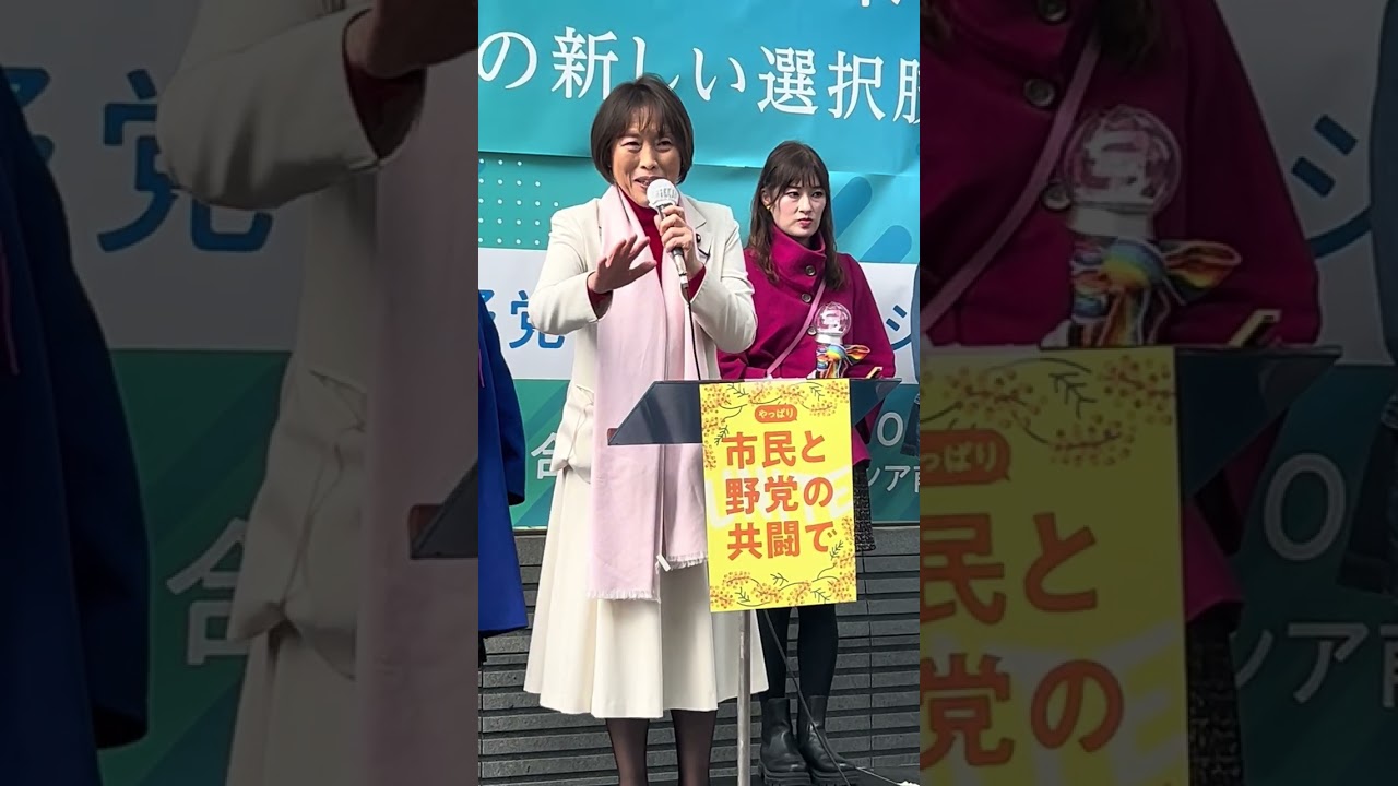 田村智子 市民と野党の共同アクション