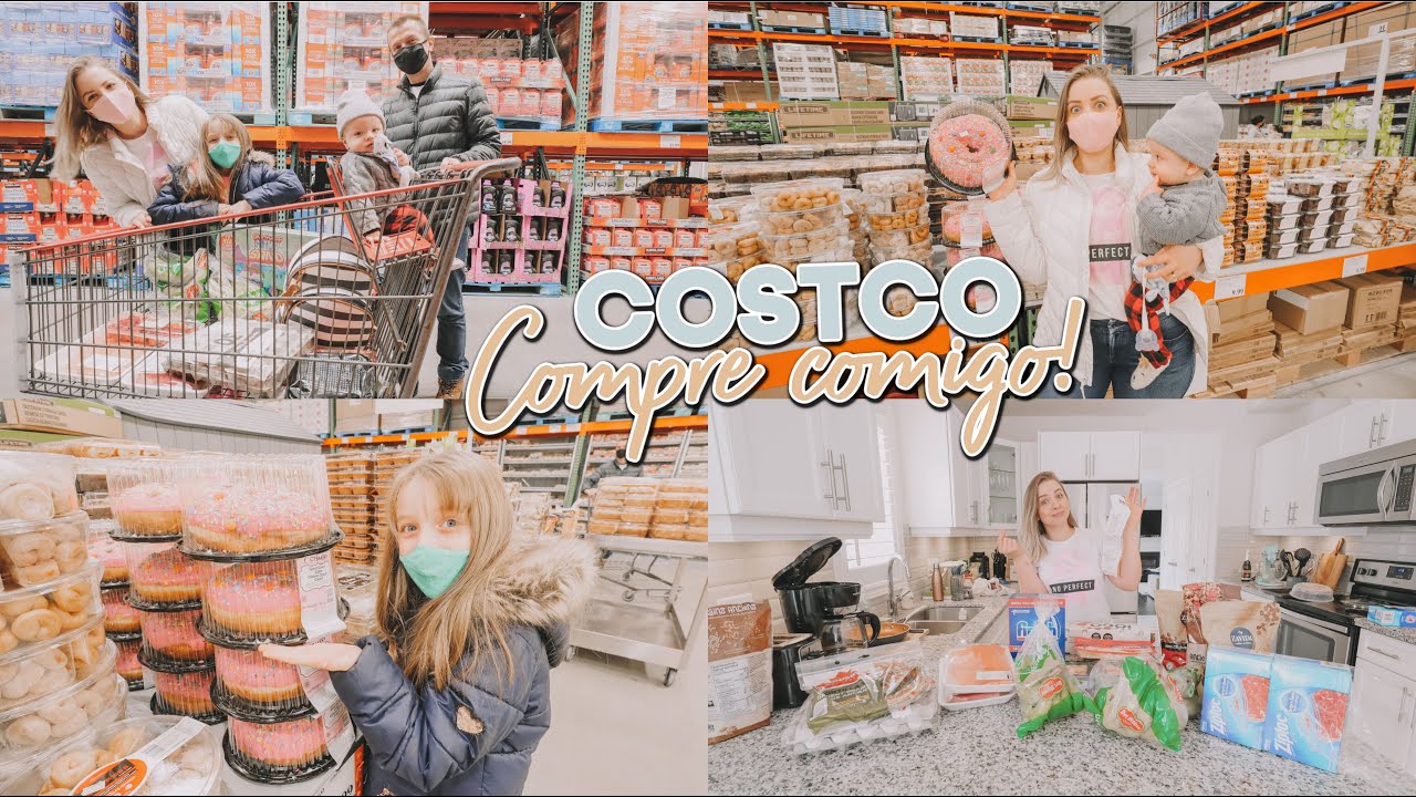 COMPRAS NO COSTCO COMIGO! Mercado atacado no Canadá // Família de 4 pessoas
